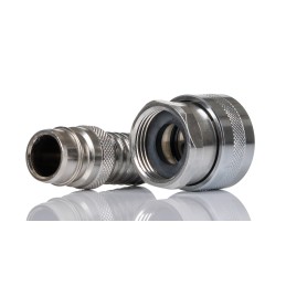 1 pcs - Nito Hose Connector, Straight Coupling Set, BSP 3/4in 3/4in ID, 25 bar