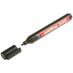 1 pcs - Edding Extra Fine, Fine, Medium Tip Black Marker Pen