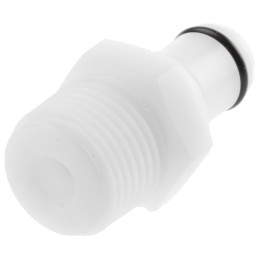 1 pcs - Colder Products Hose Connector, Straight Threaded Coupling, NPT 3/8in, 8.3 bar