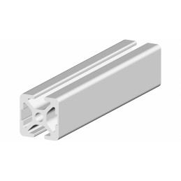 1 pcs - RS PRO Silver Aluminium, Anodized Profile Strut, 20 x 20 mm, 5mm Groove, 1m Length