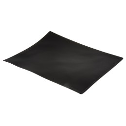 1 pcs - Durable Black Non-Slip Desk Mat, Contoured, 400mm x 530mm