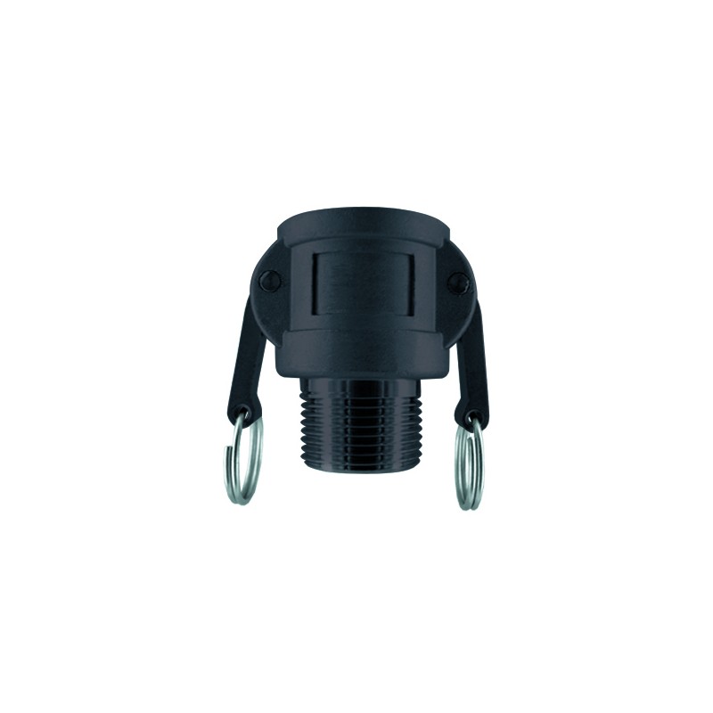 1 pcs - RS PRO Hose Connector, Straight Camlock Coupling, BSP 1-1/2in 1-1/2in ID, 7 bar