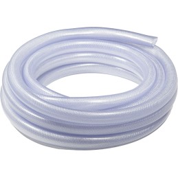 1 pcs - RS PRO Hose Pipe, PVC, 38mm ID, 48mm OD, Clear, 15m