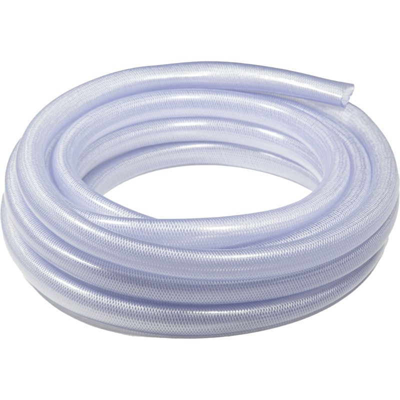 1 pcs - RS PRO Hose Pipe, PVC, 38mm ID, 48mm OD, Clear, 15m