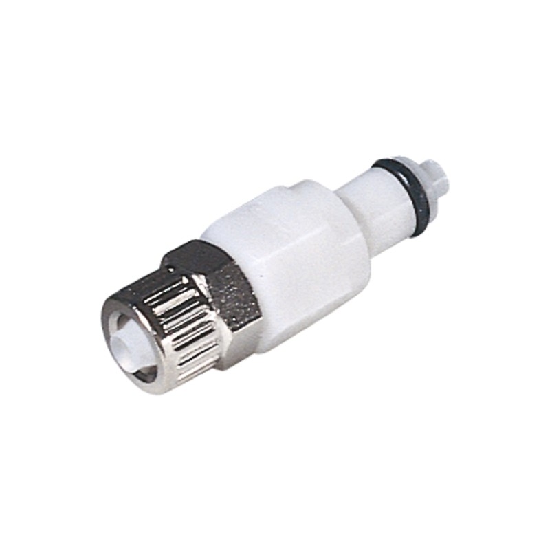1 pcs - Colder Products Hose Connector, Straight Threaded Coupling, PTF 3/8in 6.4mm ID, 8.3 bar