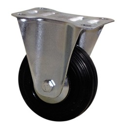 1 pcs - Guitel Hervieu Fixed Castor Wheel, 100kg Capacity, 100mm Wheel