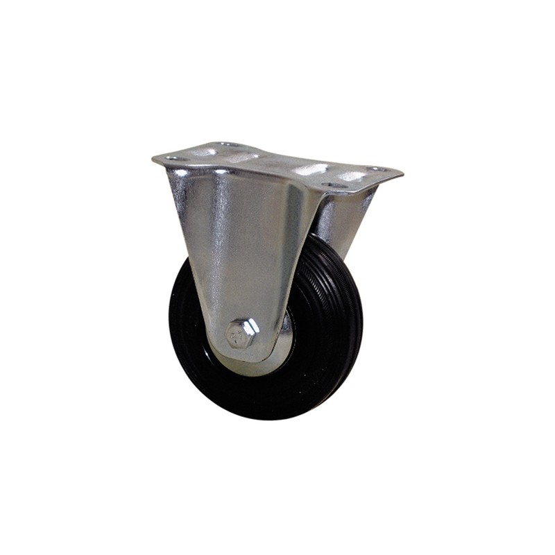 1 pcs - Guitel Hervieu Fixed Castor Wheel, 100kg Capacity, 100mm Wheel