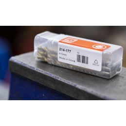 1 Box of 10 - RS PRO HSS Twist Drill Bit, 4.5mm Diameter, 80 mm Overall