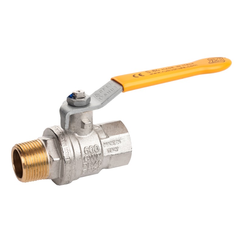 1 pcs - RS PRO Brass Full Bore, 2 Way, Ball Valve, BSPP 3/4in, 40 - 30bar Operating Pressure