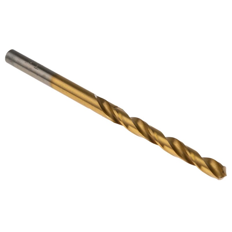 1 Box of 10 - RS PRO HSS Twist Drill Bit, 4.6mm Diameter, 80 mm Overall