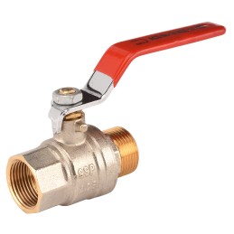 1 pcs - Sferaco Brass Full Bore, 2 Way, Ball Valve, BSPP 1/2in, 40bar Operating Pressure
