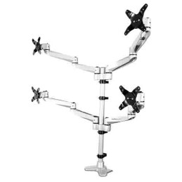 1 pcs - StarTech.com Desk Mounting Monitor Arm for 4 x Screen, 27in Screen Size
