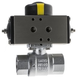 1 pcs - RS PRO Ball type Pneumatic Actuated Valve, BSP 3/4in, 40 bar