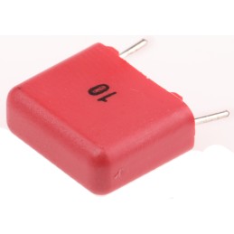 5 pcs - WIMA MKS4 Polyester Film Capacitor, 200 V ac, 400 V dc, ±10%, 100nF, Through Hole