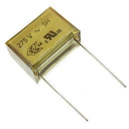 5 pcs - KEMET PME271 Paper Capacitor, 275V ac, ±10%, 470nF, Through Hole