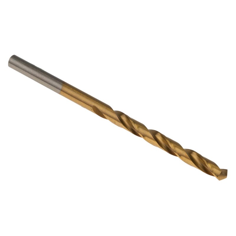 1 Box of 10 - RS PRO HSS Twist Drill Bit, 4.3mm Diameter, 80 mm Overall