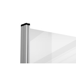 1 pcs - Legamaster Transparent Office Divider, 650mm Height, 800mm Width