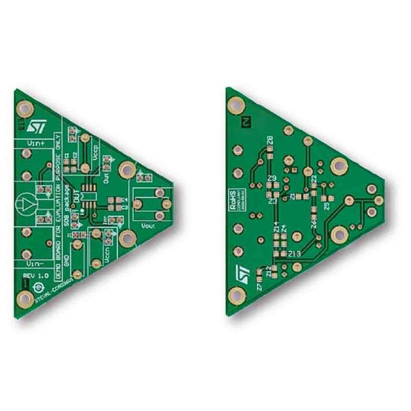 1 pcs - STMicroelectronics STEVAL-CCA036V1, Demonstration Board Demonstration Board for Single Channel Op-Amp for CCA036V1