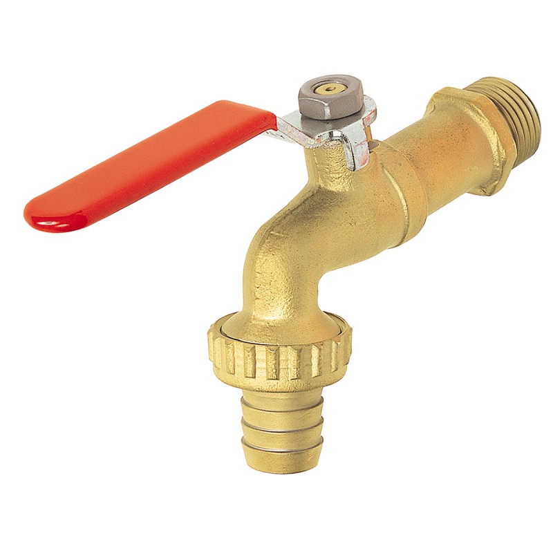 1 pcs - Sferaco Brush Plated Brass Lever Bib Tap, 1/2in