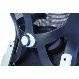 1 pcs - RS PRO Black Fabric Executive Chair, 150kg Weight Capacity