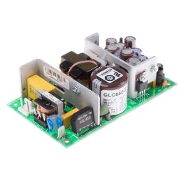 1 pcs - SL POWER CONDOR Switching Power Supply, GLC65EG, 5 V dc, 12 V dc, 24 V dc, 60W, Triple Output, 90 - 264V ac