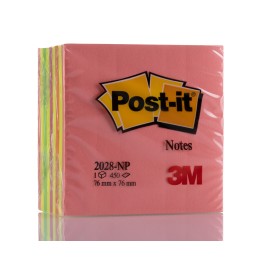 1 pcs - Post-It Pink Sticky Note, 76mm x 76mm