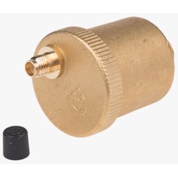1 pcs - RS PRO Brass 3/8 in BSP Female to 3/8 in BSP Female Automatic Air Vent