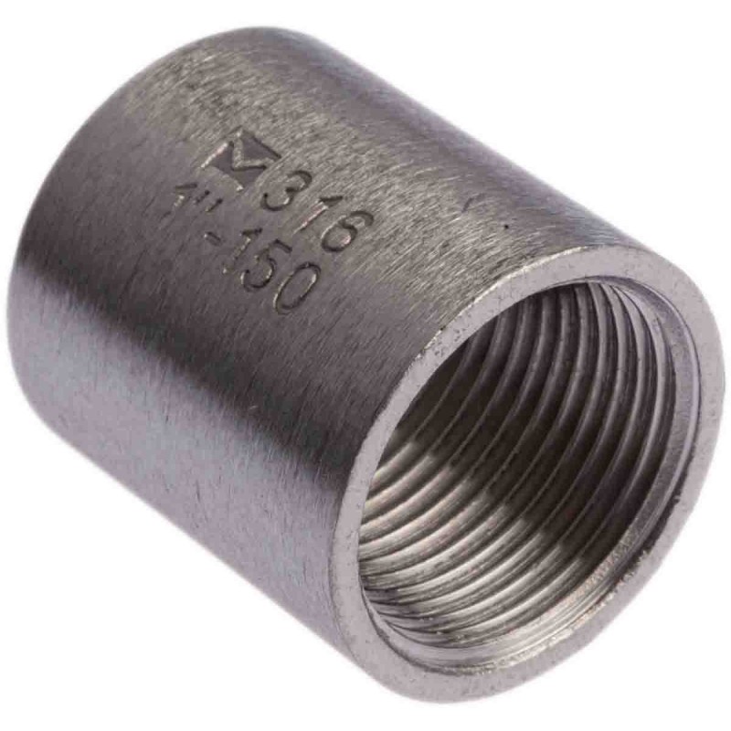 1 pcs - RS PRO Stainless Steel Pipe Fitting Socket, Female G 1in x Female G 1in
