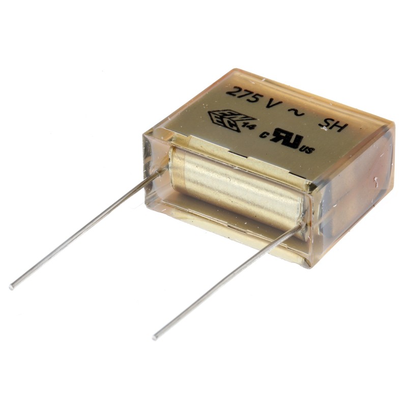 5 pcs - KEMET PME271 Paper Capacitor, 275V ac, ±10%, 330nF, Through Hole