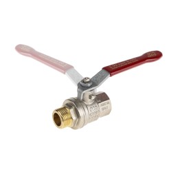 1 pcs - RS PRO Brass Full Bore, 2 Way, Ball Valve, BSPP 1/2in, 40 - 30bar Operating Pressure