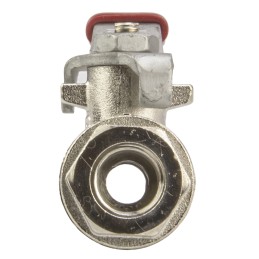 1 pcs - RS PRO Brass Full Bore, 2 Way, Ball Valve, BSPP 1/2in, 40 - 30bar Operating Pressure