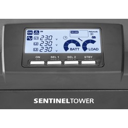 1 pcs - Riello 220 - 415V Input Stand Alone Uninterruptible Power Supply, 8000VA (8kW), Sentinel Tower