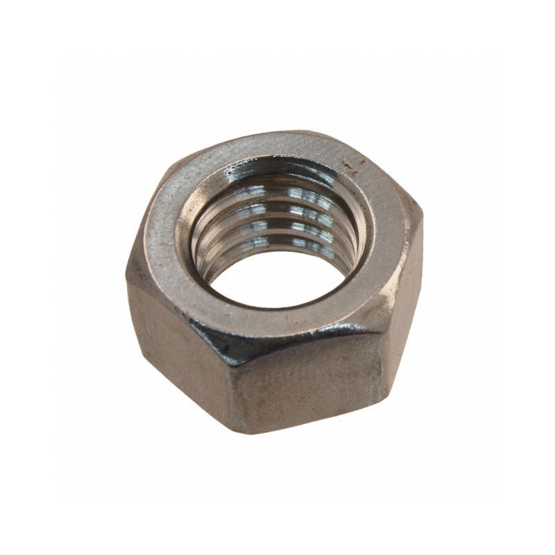 100 pcs : HNSS 025 20 - HEX NUT 7/16' STN STEEL 1/4-20