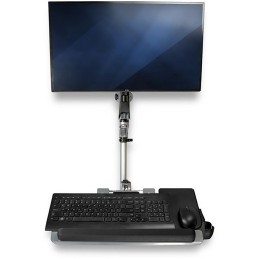 1 pcs - StarTech.com Sit Stand Monitor Arm, Max 30in Monitor, 1 Supported Display(s) With Extension Arm