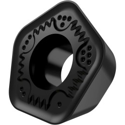 1 Box of 10 - Pramet Pentagon Milling Insert 9mm Side Length, 5.5mm Bore Diameter