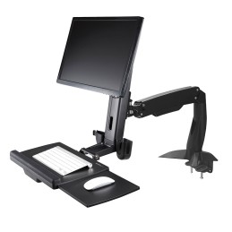 1 pcs - StarTech.com Desk Mounting Monitor Arm for 1 x Screen, 24in Screen Size