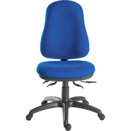 1 pcs - RS PRO Blue Fabric Typist Chair, 150kg Weight Capacity