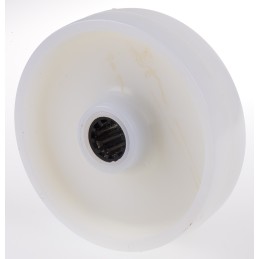 1 pcs - LAG White Polyamide Hygienic, Low Rolling Resistance, Non-Marking Trolley Wheel, 400kg