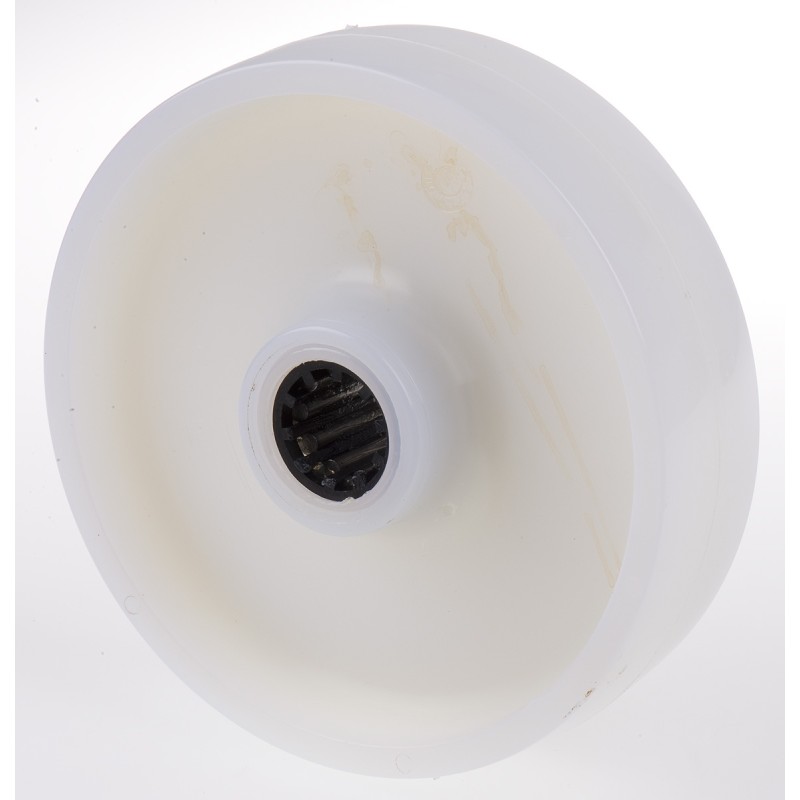 1 pcs - LAG White Polyamide Hygienic, Low Rolling Resistance, Non-Marking Trolley Wheel, 400kg