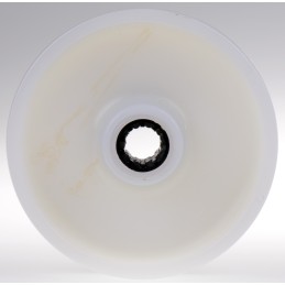 1 pcs - LAG White Polyamide Hygienic, Low Rolling Resistance, Non-Marking Trolley Wheel, 400kg