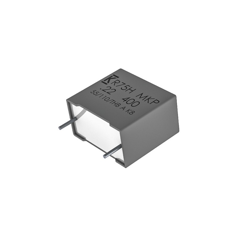 5 pcs - KEMET R75 Polypropylene Capacitor PP, 160V dc, 5%, 680nF, Through Hole