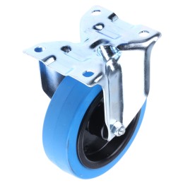 1 pcs - Tente Fixed Castor Wheel, 250kg Capacity, 125mm Wheel