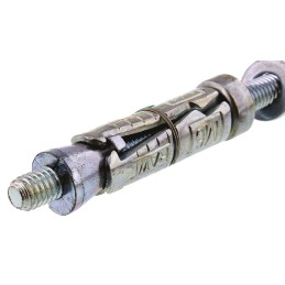 10 pcs - RawlPlug Steel Masonry Anchor M6 x 85mm, 12mm Fixing Hole