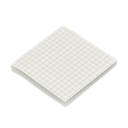 10 pcs : 4966 - GRIDDED STICKY NOTEPAD - 80 SHEE