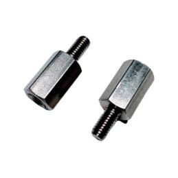 10 pcs - RS PRO Standoff, M3 x M3 Thread, 5mm Body, Stainless Steel, Male/Female, 11mm Stud