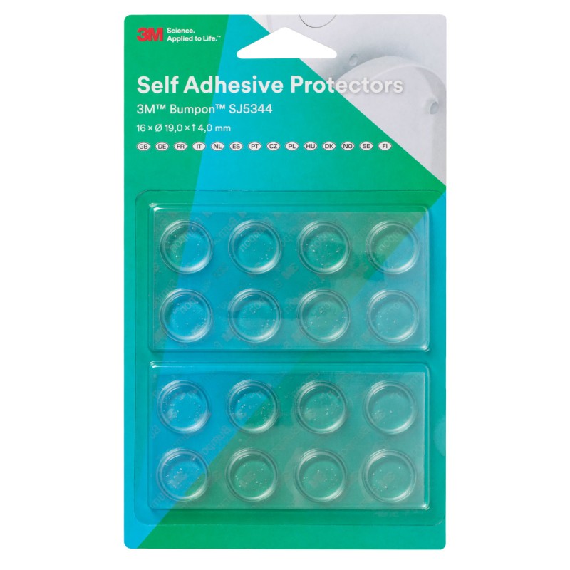 1 pcs - 3M Circular PUR Self Adhesive Feet, 19.1mm diameter x 4.1mm height