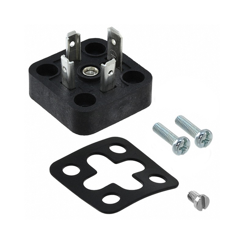 10 pcs : 1210120099 - STD. BASE 3 POLE+EARTH FLAT