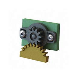 10 pcs : RFRT-G2-101-G2 - DAMPER ROTARY SNAP IN BLK