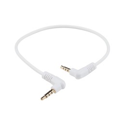 10 pcs : CAB-14163 - Cable Stereo (4 Conductor, TRRS) Phone Plug, 3.5mm (1/8'), Right Angle To Phone Plug, 3.5mm (1/8'), Right A