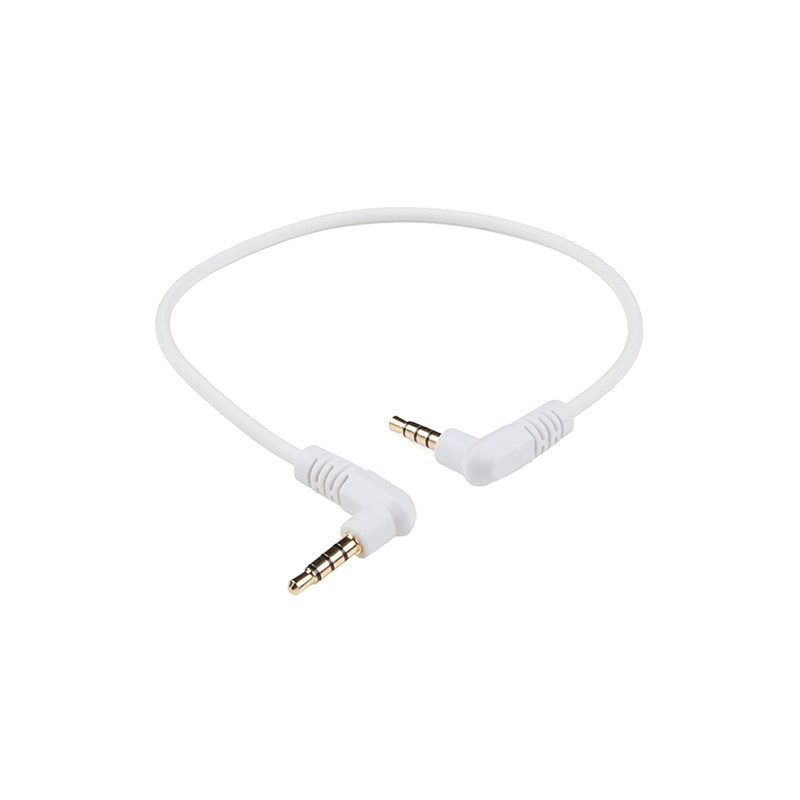 10 pcs : CAB-14163 - Cable Stereo (4 Conductor, TRRS) Phone Plug, 3.5mm (1/8'), Right Angle To Phone Plug, 3.5mm (1/8'), Right A